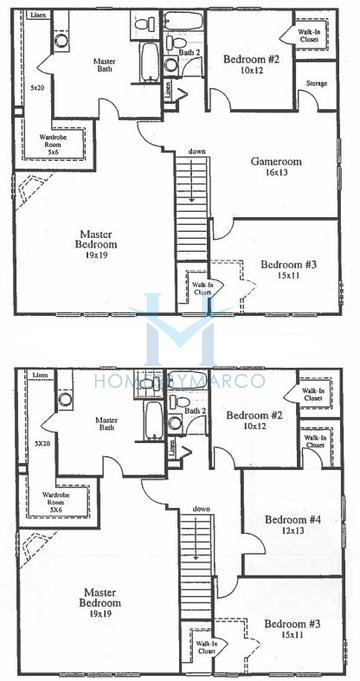 Photos of the 2600 model in the Trevor Creek subdivision in Antioch, IL