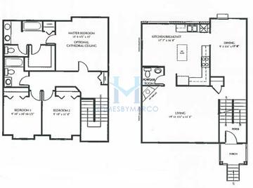 Photos of the Greenbriar model in the The Highlands at Red Tail subdivision in Lakewood, IL
