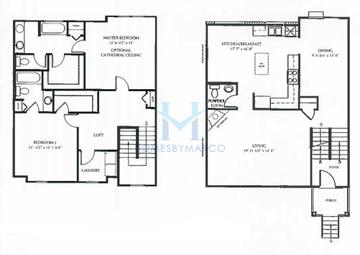 Photos of the Foxwood model in the The Highlands at Red Tail subdivision in Lakewood, IL