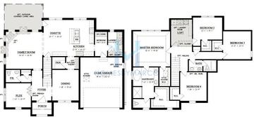 Photos of the Telluride model in the Creekside Estates South subdivision in Lockport, IL