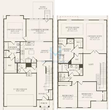 Photos of the Hawthorn model in the Camberley Club subdivision in Lincolnshire, IL