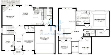 Photos of the Keystone model in the Smith Farms subdivision in Lemont, IL