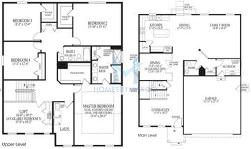 Amherst model in Fairway View Estates, Algonquin, IL, built by Emerald Homes