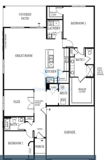 Clifton model in Wentworth, Gurnee, IL, built by D.R. Horton