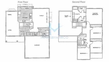 Photos of the Springfield model in the Longmeadow Estates subdivision in Mundelein, IL