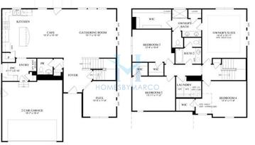 Photos of the Newberry model in the Lincoln Square subdivision in Geneva, IL
