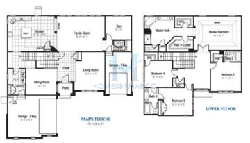 Dunberry model in Highland Woods, Elgin, IL, built by Meritus Homes