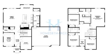 Everette model in Kettering Estates, Lemont, IL, built by M/I Homes