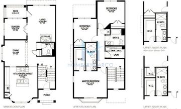 Photos of the Bristol model in the Westgate at the Glen subdivision in Glenview, IL