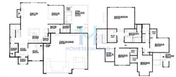 Photos of the Bayfield model in the Stewart Ridge subdivision in Plainfield, IL