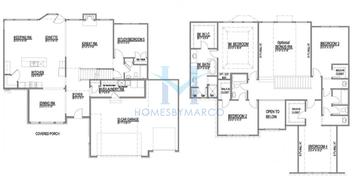 Photos of the Amelia model in the Stewart Ridge subdivision in Plainfield, IL