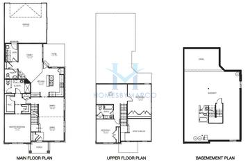 Photos of the Hamilton model in the Westgate at the Glen subdivision in Glenview, IL
