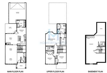 Photos of the Easton model in the Westgate at the Glen subdivision in Glenview, IL