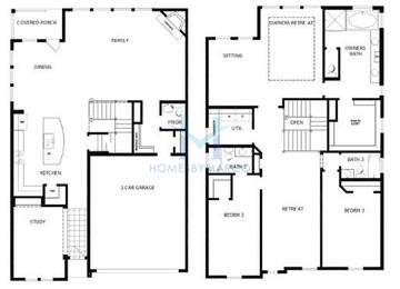 Photos of the Kirksville model in the Reserve at Barrington subdivision in Barrington, IL