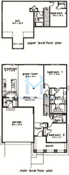 Photos of the Marcella model in the Fisher Farm subdivision in Winfield, IL