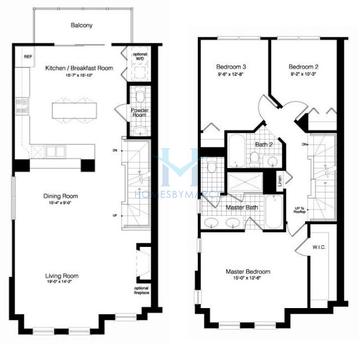 Photos of the Buckingham model in the Lexington Square subdivision in Chicago, IL