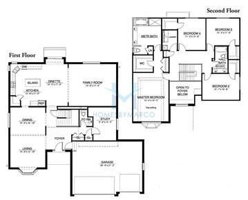 Photos of the Winchester model in the Nantucket Lakes subdivision in New Lenox, IL