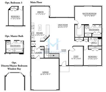 Edgebrook model in Hibernia Estates, New Lenox, IL, built by Hartz Construction