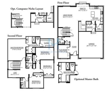 Hunter model in Leigh Creek, New Lenox, IL, built by Hartz Construction