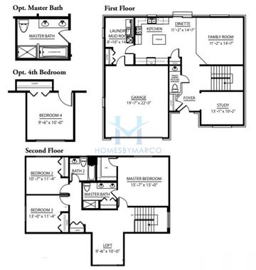 Daybreak model in Leigh Creek, New Lenox, IL, built by Hartz Construction