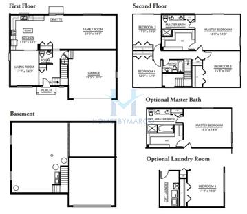 Lily model in Marquis Pointe, Montgomery, IL, built by Hartz Construction