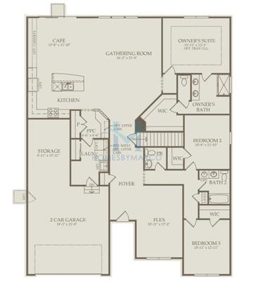 Amberwood model in Lincoln Square, Geneva, IL, built by Pulte Homes