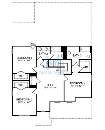 Windsor model in Cantrell Hills, Hendersonville, NC, built by D.R. Horton