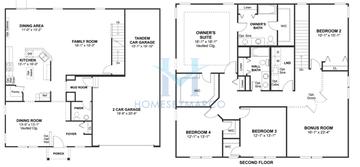 Photos of the Jasmin model in the Sagebrook subdivision in South Elgin, IL