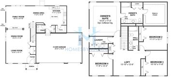 Photos of the Betony model in the Sagebrook subdivision in South Elgin, IL