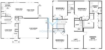 Photos of the Clover model in the Sagebrook subdivision in South Elgin, IL