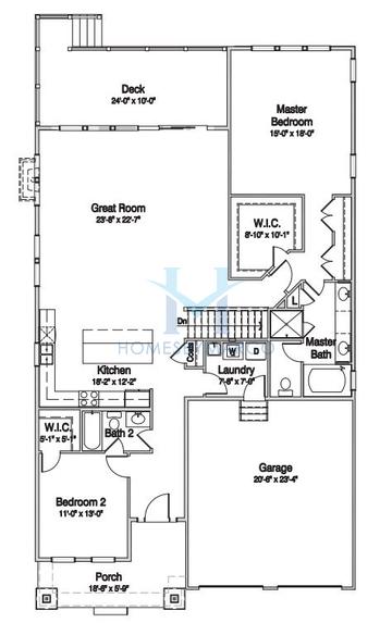 Photos of the Northhaven model in the Timbers Edge subdivision in Northbrook, IL