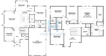 Photos of the Oakford model in the Norton Lake subdivision in Campton Hills, IL