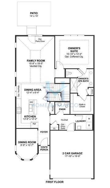 Photos of the Carroll model in the Villas at Trafford Place subdivision in Naperville, IL