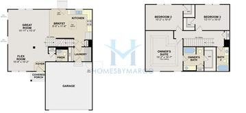 Bristoe model in Apple Creek Estates, Woodstock, IL, built by CalAtlantic Homes