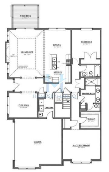 Photos of the Granger model in the Amberfield Townhomes subdivision in Homer Glen, IL