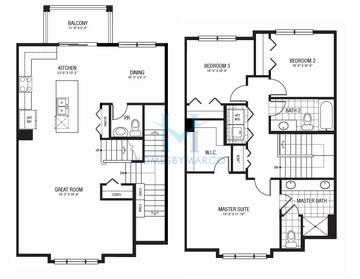 Photos of the Laurel model in the Lexington Chase subdivision in Palatine, IL