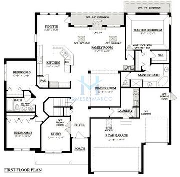 Photos of the Brighton model in the Greystone Ridge subdivision in Orland Park, IL