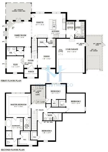 Photos of the Telluride model in the Greystone Ridge subdivision in Orland Park, IL