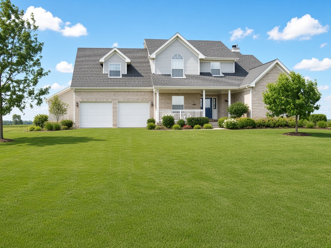 Aspen model in Prairie View Estates, Johnsburg, IL, built by Beechen & Dill Homes, Inc.