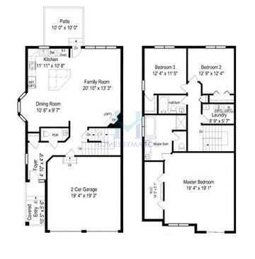 Photos of the William model in the Greenhaven subdivision in Romeoville, IL
