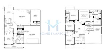 Photos of the Stanford model in the Thornfield Meadows subdivision in Hawthorn Woods, IL