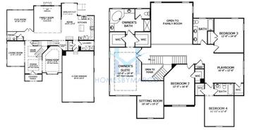 Photos of the Nottingham model in the Thornfield Meadows subdivision in Hawthorn Woods, IL