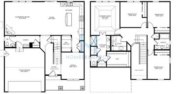 Photos of the Clayton model in the Hawthorn Hills subdivision in Hawthorn Woods, IL
