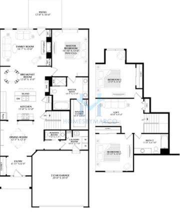 Balmoral model in Ashbury Woods West, Lemont, IL, built by Donven Homes