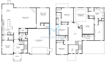 Photos of the Stockton model in the Countryside Meadows subdivision in Hawthorn Woods, IL