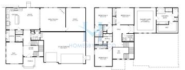 Photos of the Fordham model in the Creeks Crossing subdivision in Algonquin, IL