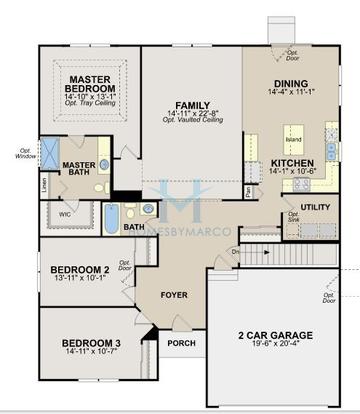Photos of the Sierra model in the Edgewater subdivision in Shorewood, IL