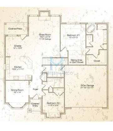 Photos of the Innisbrook model in the Cambria subdivision in Lakewood, IL