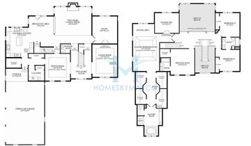 Photos of the Claridge model in the Tanglewood Hills subdivision in Batavia, IL
