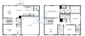 Photos of the Clearview model in the Heather Glen subdivision in New Lenox, IL